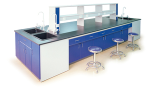 PPシンク付き八角形ラボテーブルラボ家具 - Product Image 5