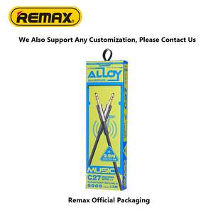Remax 3,5mm a 3,5mm Cable adaptador de Audio 3,5mm Cable conector de Audio auxiliar trenzado para auriculares 1,2 M Jack macho a macho Cable AUX - Product Image 2