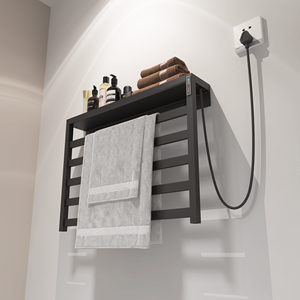 Smart nero bagno elettrico scaldabagno termotermiche tessuto per termosifone schermo riscaldatore per bagno asciugamano riscaldato - Product Image 6