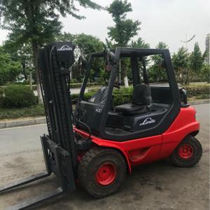 Montacargas Diésel Linde de 3 Toneladas de Alto Rendimiento, Componentes Originales Alemanes, Maquinaria de Construcción Usada, Tracción 4x4 para Motor 1 - Product Image 3