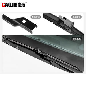 Balais d'essuie-glace sans cadre Gaojie pour Nio ET5 ET5T, angle de raclage de 180 degrés, en caoutchouc synthétique, pour pare-brise avant - Product Image 5