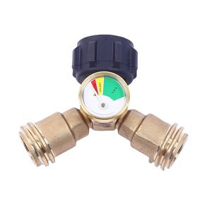 מד מיכל פרופאן באיכות גבוהה עליון מד לחץ גז מד לחץ גריל מתאם מדדים - Product Image 1