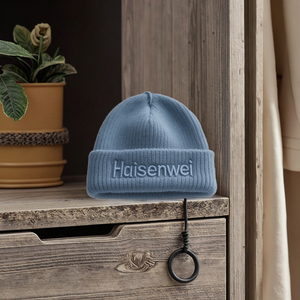 Tùy Chỉnh Tay Thêu Logo Đôi Sọc Đan Gân Cuff <span class=keywords><strong>3D</strong></span> Kỹ Thuật Nổi Cung Ngụy Trang Phim Hoạt Hình Nhân Vật Du Lịch 100% - Product Image 5