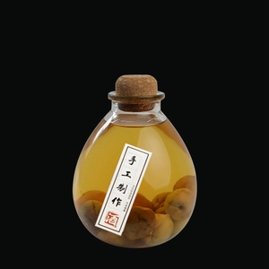 <span class=keywords><strong>Bouteille</strong></span> en verre transparente en forme de goutte 500ml 1000ml 1500ml avec boîte et sac. - Product Image 2