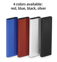 ShuoLe alluminio M.2 SSD Ngff enclosure Usb 3.1 Type -C custodia per disco rigido custodia portatile M.2 Ngff Ssd