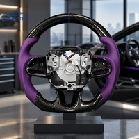Maßgefertigtes Echtcarbon-Leder-Lenkrad für Dodge Charger Challenger Durango