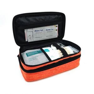 Sac de premiers secours double couche grande capacité en EVA, trousse de premiers secours pour animaux de compagnie, étui de rangement pour médicaments - Product Image 1