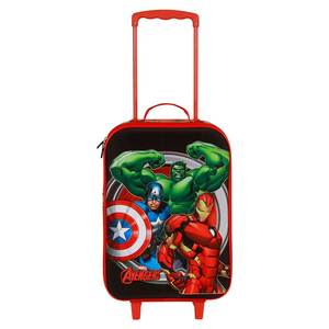 Karactermania For Marvel The Avengers Valise à roulettes 3D ultra-douce, rouge - Product Image 2