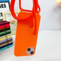 Vente chaude 2.0MM sublimation coque de téléphone souple solide liquide TPU avec sangle pour iPhone 14 13 12 11 Pro max
