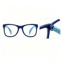 Nouvelle monture de lunettes légère pour enfants, monture optique colorée, monture de lunettes carrée multicolore, monture de lunettes pour myopie œil de chat