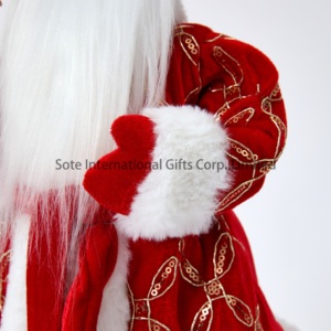 SOTE décoration de noël fournitures nouvel an russe <span class=keywords><strong>Ded</strong></span> <span class=keywords><strong>Moroz</strong></span> père noël Figurine <span class=keywords><strong>Ded</strong></span> <span class=keywords><strong>Moroz</strong></span> 30CM père noël poupée - Product Image 5