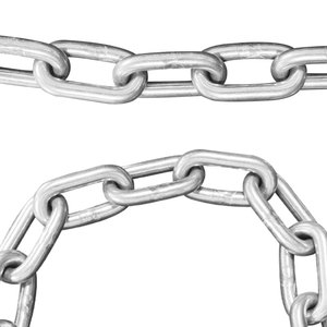 Оцинкованная звеньевая цепь DIN 5685, короткая звено и длинная звеньевая цепь - Product Image 2