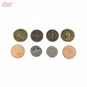 Monedas personalizadas de Metal, Token de plata <span class=keywords><strong>y</strong></span> oro, de buena calidad, barata, venta directa de fábrica - Product Image 6