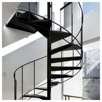 Escalier en colimaçon commercial Prima : Fabrication exquise, minimaliste, best-seller