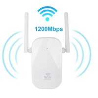 Amplificateur de signal 1200 Mbps, amplificateur de signal 2,4 G, répéteur de portée Wifi 802.11N, répéteur Wifi sans fil, répéteur de signal Wifi