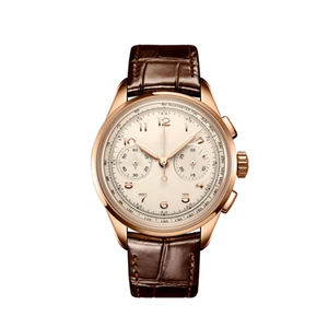 นาฬิกาสแตนเลสสตีล42มม. สำหรับผู้ชาย, นาฬิกาสายหนังแท้โครโนกราฟเคลื่อนไหว7750โลโก้ออกแบบได้ตามต้องการ - Product Image 3