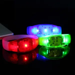 Led Rgb Silicone Bracelets Vip Led Light Bracelets That Move With Music Led Bracelet Go With The Music