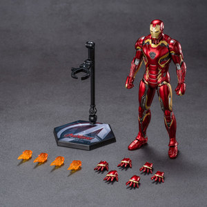 Nuovo 2026 Zd Toys <span class=keywords><strong>Iron</strong></span> <span class=keywords><strong>Man</strong></span> Originale Autentico Edizione 10° Anniversario Marvel - <span class=keywords><strong>Iron</strong></span> <span class=keywords><strong>Man</strong></span> Mk45 Non Luminoso 1/10 <span class=keywords><strong>Action</strong></span> Figure Articolato - Product Image 3