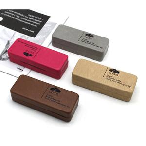 Prix d'usine, vente en gros, étui <span class=keywords><strong>à</strong></span> <span class=keywords><strong>lunettes</strong></span> carré de couleur unie personnalisé, cuir PU de haute qualité, coque <span class=keywords><strong>rigide</strong></span> en métal, boîte de rangement pour <span class=keywords><strong>lunettes</strong></span> de soleil - Product Image 3