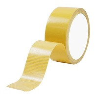Très Adhésif Jaune Fort PET Tapis Double Face Acrylique Adhésif Grille Ruban 5cm Largeur 20m Masquage Exposition De Fête De Mariage