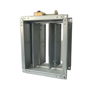 Contrôleur <span class=keywords><strong>de</strong></span> débit d'air électrique carré en aluminium et acier inoxydable, vanne coupe-feu hermétique pour conduits, pour usage en hôpital, <span class=keywords><strong>salle</strong></span> <span class=keywords><strong>de</strong></span> sport et escalier - Product Image 1