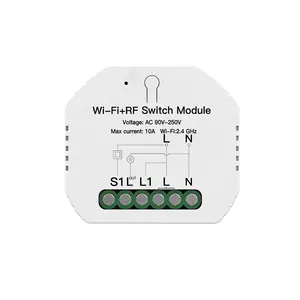 NEW Tuya BT Micro DIY WiFi RF 433 Smart Light Switch Module For Wall Switches