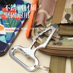 Outil multifonction en acier inoxydable avec pointes de défense personnelle, clé à molette, équipement de survie pour le camping en plein air, EDC - Product Image 3