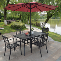 Table de Patio en porte-à-faux géante, Parasol de jardin extérieur, parapluie de cour banane