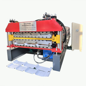 Rouleau de panneau de toit contrôlé par PLC automatique à haute productivité formant la machine à carreaux en acier de couleur avec moteur et pompe - Product Image 6