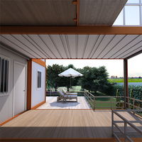 Maison conteneur mobile préfabriquée de luxe moderne, chambre personnalisable, couleur au choix, tailles 20FT/40FT, emballage plat, remorque mobile pour