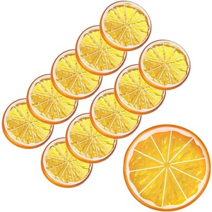 Tranches de citron artificielles en plastique de 5 cm pour la décoration de la maison - Product Image 1