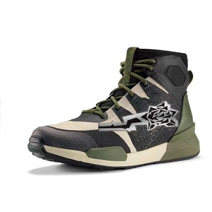 Haute qualité hommes baskets décontractées respirant en cuir verni supérieur en caoutchouc à la mode pour les sports de <span class=keywords><strong>basket</strong></span>-ball en plein air livraison directe - Product Image 2