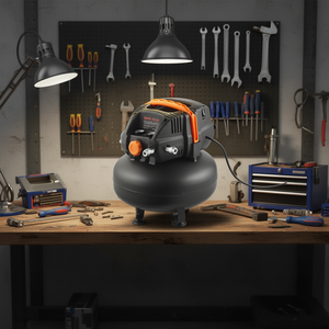 Compresor de Aire Vevor de 6 Galones, 1.7 HP, 2.3 CFM, 90 PSI con Kit de Manguera para Uso en Taller - Product Image 2