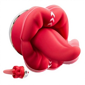 3-in-1 Bruststimulator mit 9-Frequenz-Vibration, Klitoris-Stimulator mit 9-Frequenz-Interlocking und 9-Frequenz-Wickelvibrator in Rosenform - Product Image 1