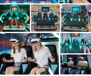 เครื่องเล่นเกม <span class=keywords><strong>VR</strong></span> สำหรับเด็ก อุปกรณ์เกมแบบอินเทอร์แอคทีฟสำหรับเด็ก เครื่องจำลอง 9D <span class=keywords><strong>VR</strong></span> ความจริงเสมือน 9D - Product Image 2