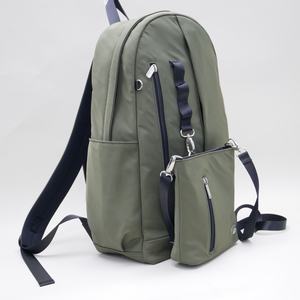 Sac à dos personnalisé de haute qualité en polyester à mémoire de forme intercalaire en sergé uni pour ordinateur sac à dos décontracté et sportif pour homme - Product Image 2