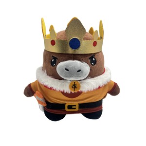 Llavero de Peluche Platypus Hearts Of Iron King, Juguete de Peluche para Niños de 8 a 13 Años, Regalo Unisex con Corona y Disfraz - Product Image 5