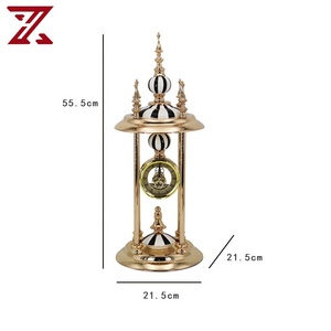 Nhà Máy Giá Rẻ Giá Vui Bàn Tối Giản Đồng Hồ Vàng Kim Loại Bảng Đồng Hồ - Product Image 2