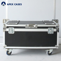 APEX CASES Boîte à outils utilitaire personnalisée pour le stockage et la location de matériel de performance, surface stratifiée ignifuge pour loquets, mousse EVA