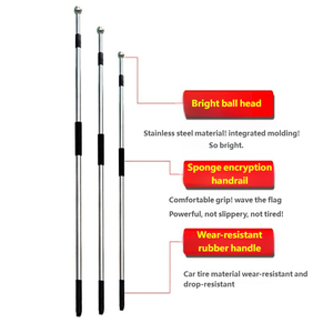 Bandeira Pólo Atacado Handheld 2 m 2.5m 3m 5m <span class=keywords><strong>4</strong></span> Metros de Aço Inoxidável Lanternas telescópicas - Product Image 2