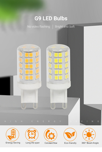 G9 4.8W 530lm G9 cơ sở Đèn LED bóng đèn 2700-6500K đèn chùm bóng đèn 50W Halogen tương đương ấm trắng - Product Image 5