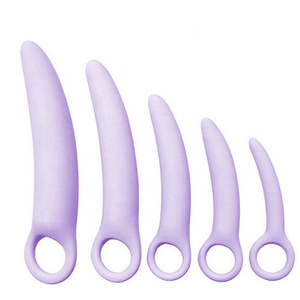 Set de Dilatadores Vaginales de Silicona de Grado Médico, 100% Impermeables, Color Rosa/Morado, Empaque Personalizado - Product Image 4