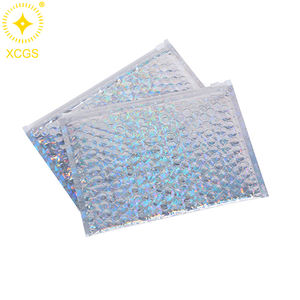 Emballage de bijoux avec logo personnalisé Sac à bulles à fermeture éclair Paquet de stockage Pochette à bulles antichoc - Product Image 3