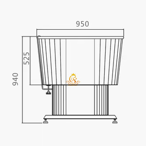 Baignoire pour chien <span class=keywords><strong>en</strong></span> acier inoxydable de petite taille EUR PET pour chats, piscine de spa pour animaux de compagnie pour le toilettage et le nettoyage dans les animaleries - Product Image 5