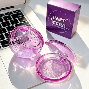 CAPPUVINI Fard à joues magique changeant de couleur, Teinte éclatante imperméable pour les joues, effet gelée, violet ciel étoilé à rose, pour un <span class=keywords><strong>maquillage</strong></span> éclat féerique - Product Image 2