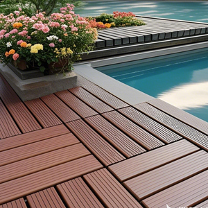 Pavimentadoras de terraza con enclavamiento directo de fábrica, pavimentadoras de plástico de polipropileno DIY, baldosas para <span class=keywords><strong>suelo</strong></span> de patio, jardín, <span class=keywords><strong>piscina</strong></span> - Product Image 3