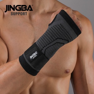 Jingba nguồn nhà máy đàn hồi cao có thể điều chỉnh hỗ trợ cổ tay thể thao bảo vệ nylon cổ tay Brace ngón tay cái hỗ trợ dây đeo cổ tay - Product Image 3