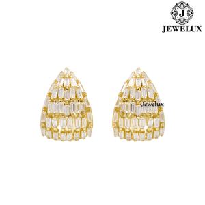 Best Quality Natural VVS Diamond <b>Stud</b> Earrings 925 Sterling <b>Silver</b> Rhodium Plated IGI Certified Trendy Wedding Gift From Gujarat - Product Image 3