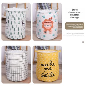 Panier de rangement pliable grande capacité, imperméable, style moderne et minimaliste, pour vêtements et jouets, fourni directement par l'usine - Product Image 4