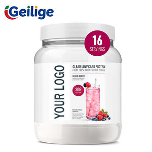 Aislado de Proteína de Suero de Leche Transparente OEM <span class=keywords><strong>en</strong></span> Polvo |   Bebida de Proteína Baja <span class=keywords><strong>en</strong></span> <span class=keywords><strong>Carbohidratos</strong></span>, 20g de Proteína, Sin Azúcar Añadido, Apta para <span class=keywords><strong>Dieta</strong></span> <span class=keywords><strong>Keto</strong></span>, 16 Porciones - Product Image 1